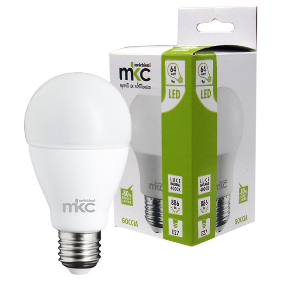 LED GOCCIA A60 E27/9W-N BOX