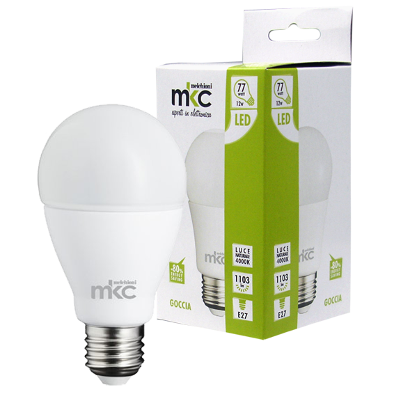 LED GOCCIA A60 E27/12W-N Box