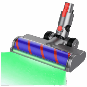 Head Brush Display Light Dyson