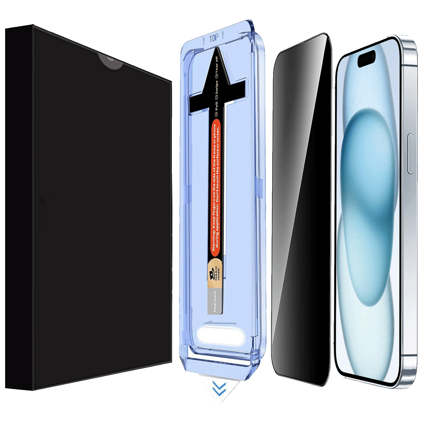 iPhone 15 Privacy Tempered Glass