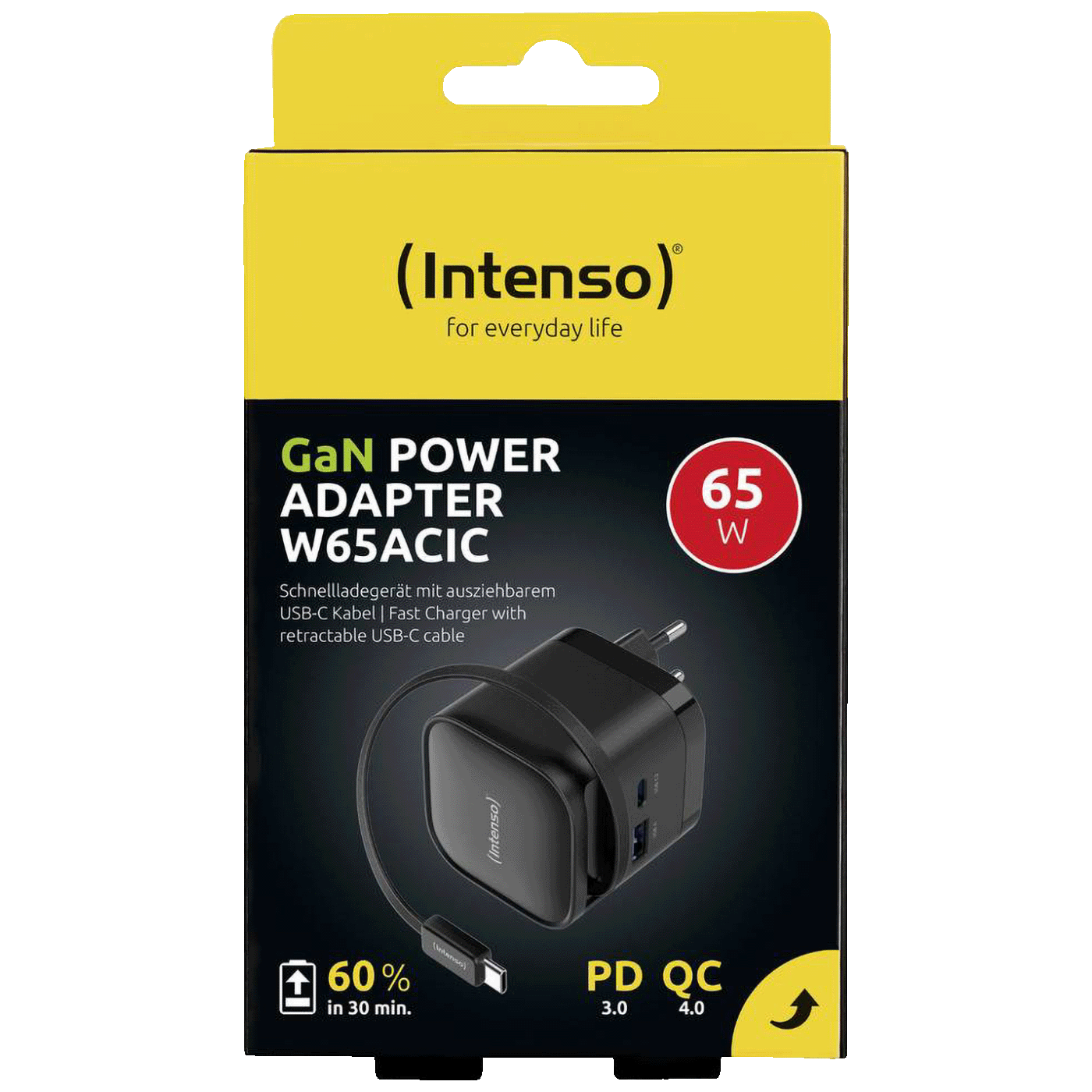 Power Adapter W65ACIC GaN Black