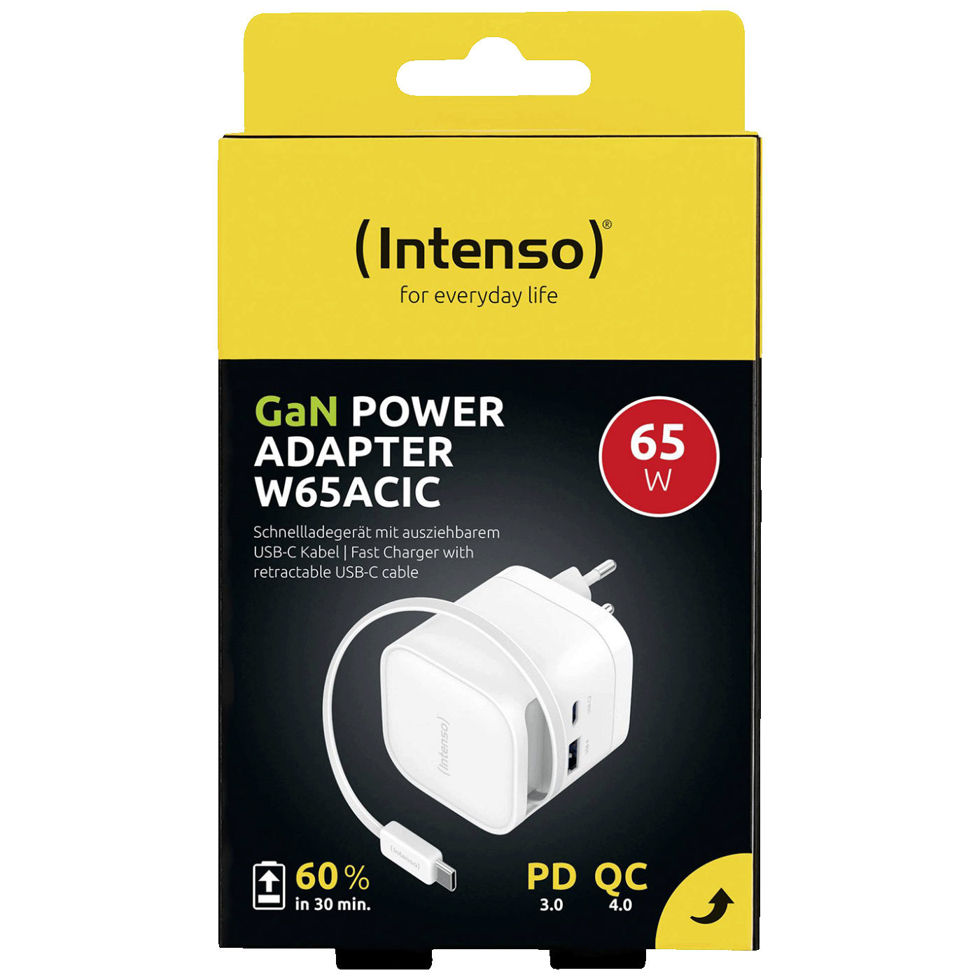 Power Adapter W65ACIC GaN White