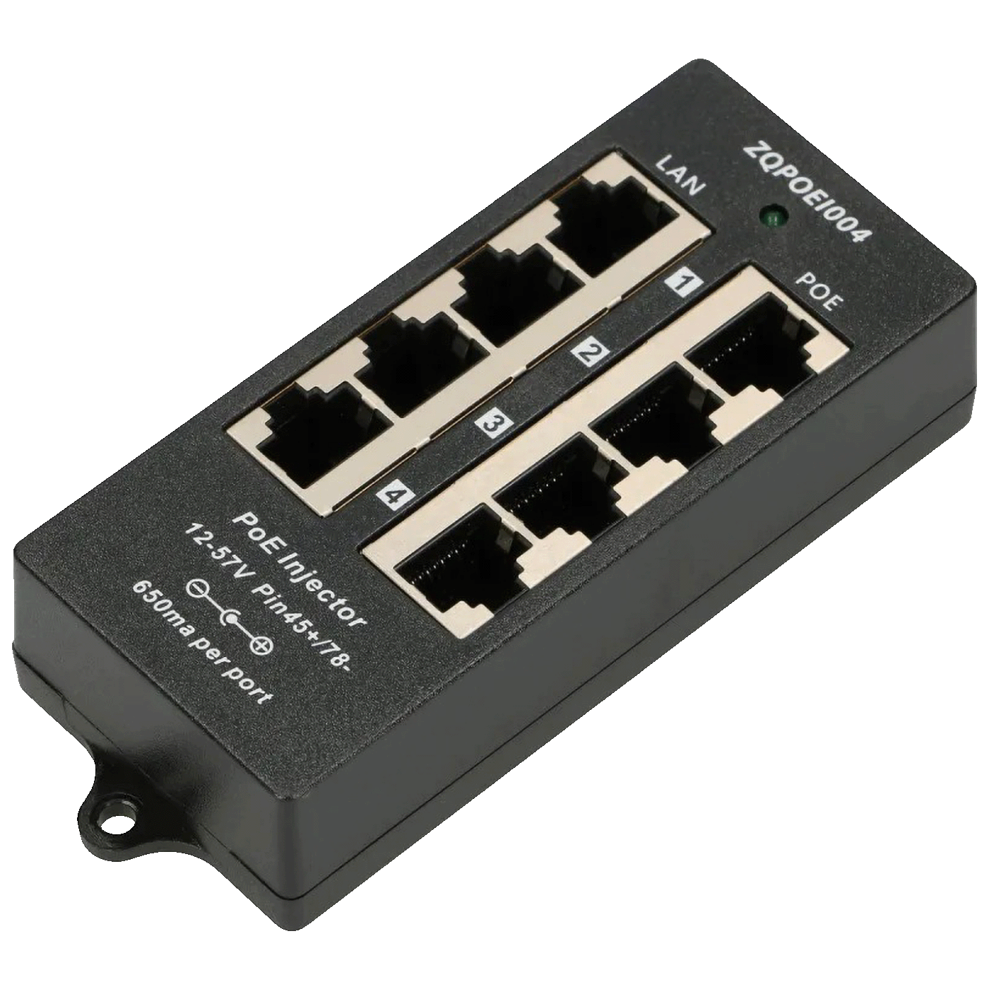 4 Port PoE Injector