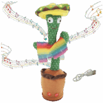 Dancing Cactus Toy w Sombrero