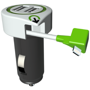 TRIPLE USB CAR CHARGER L