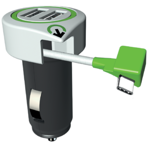 TRIPLE USB CAR CHARGER C
