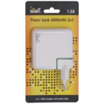 POWER BANK 4000mAh, 3IN1