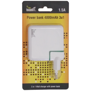 POWER BANK 4000mAh, 3IN1