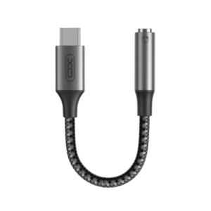 Adapter XO NB-R257C Type C na 3,5mm Black