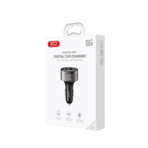 Auto punjac XO inteligentni CC61 100W 2X Type C+USB