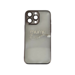 Clear MiuMiu maskica iPhone 16 Pro Black