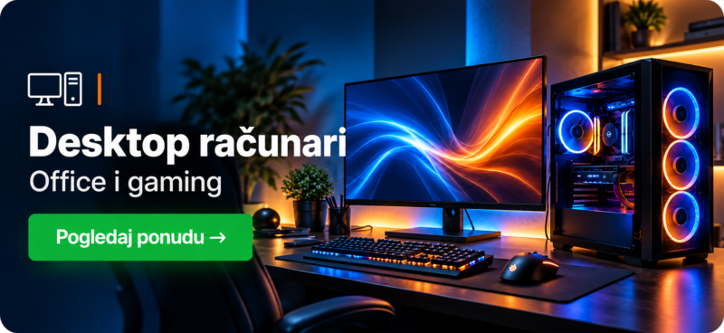 Ponuda gaming i office racunara na rate najbolja cijena