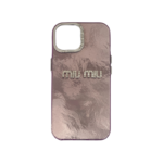 Glitter MiuMiu iPhone 16 Pro Max Ljubicasta