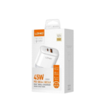 Kucni punjac LDNIO A2526C 45W PD + (QC4+ | QC3.0) (USB-A + USB-C) kabal type-C - type C