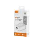 Kucni punjac LDNIO A2528C 35W PD (USB-C + USB-C) USB-C + kabal Lightning