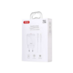 Kucni punjac XO L141 ulaz C 20W white + type-C cable