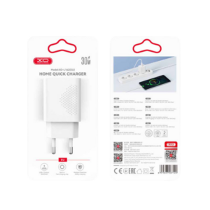 Kucni punjac XO L162 ulaz C 30W white + Type-C cable