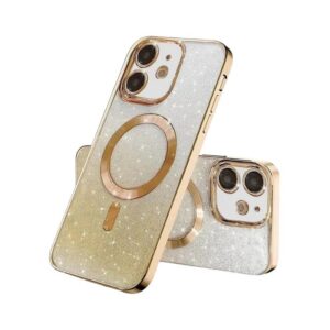 MagSafe glitter maskica iPhone 17 Pro Gold