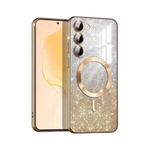 MagSafe glitter maskica Samsung A25 Gold