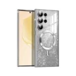 MagSafe glitter maskica Samsung S25 Edge Silver
