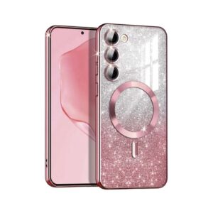 MagSafe glitter maskica Samsung S25 Pink