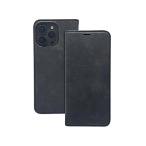 Preklopna futrola Suede iPhone 15 Black