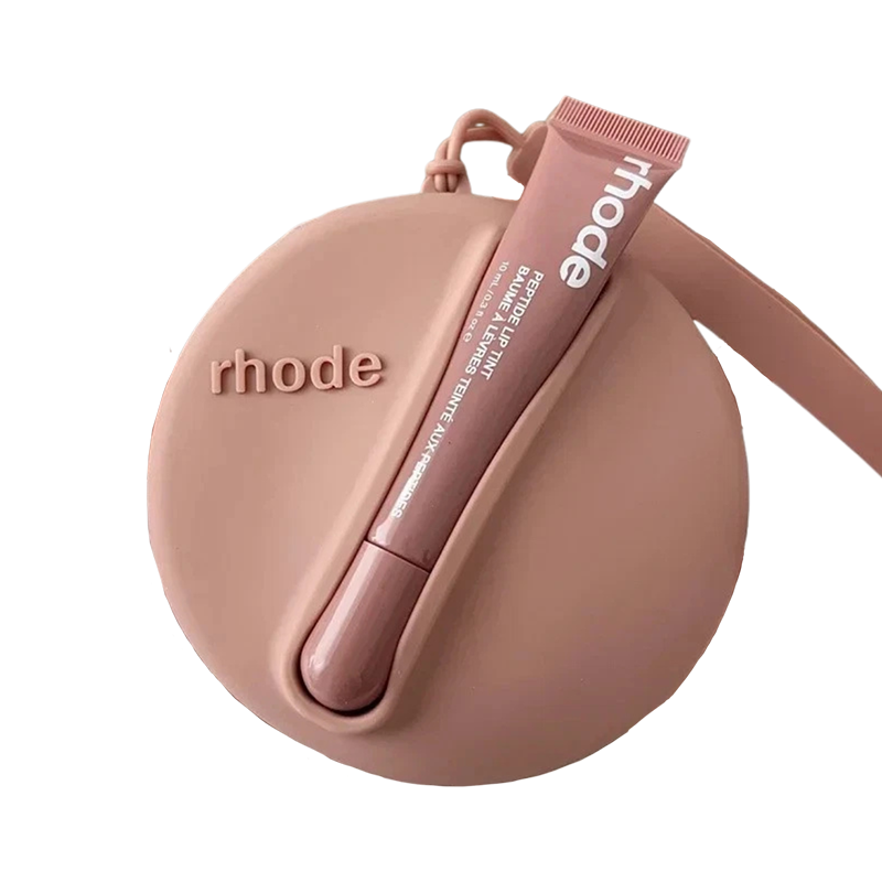 Rhode ROUND torbica with lipstick Puder