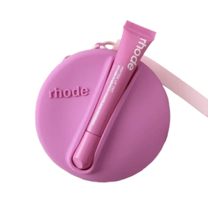 Rhode ROUND torbica with lipstick Roza