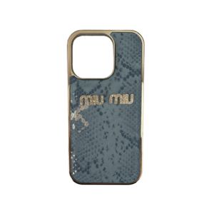 Shine MiuMiu maskica iPhone 16 Plava