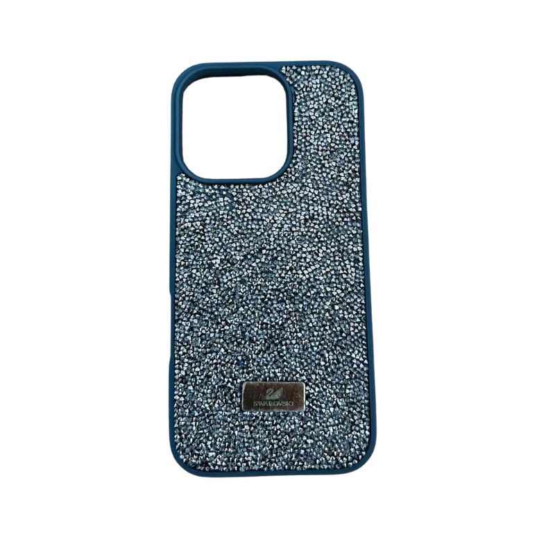 Swarovski maskica iPhone 16 Pro Silver