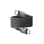 USB kabal XO NBQ267 magnetic Type C- Type C 60W 1m Black