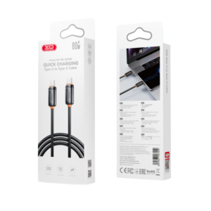 USB kabal XO NBQ302A iPhone - Type C 27W 1m Black